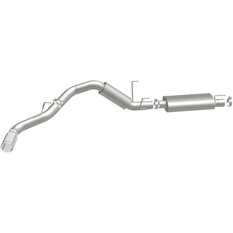 MagnaFlow Cat-Back, SS, 4in, Single Pass Side Rear Exit 5in Tip 14-15 Ram 2500 6.4L V8 CC LB/MC SB performance exhaust system.