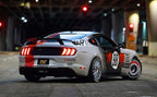 MagnaFlow 2017+ Dodge Challenger 409 SS Polished 3in Quad Tips Cat-Back Exhaust on a high-performance car