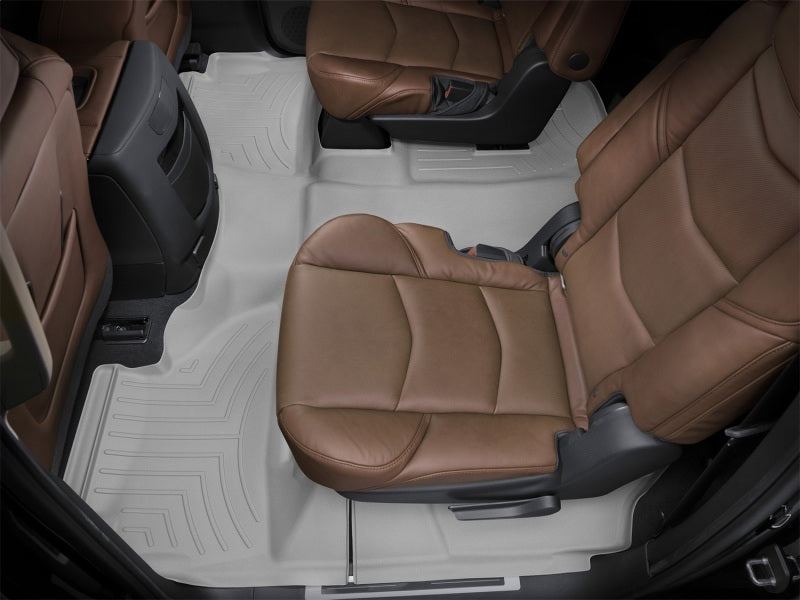 WeatherTech 15+ Cadillac Escalade ESV Rear FloorLiner - Grey (Fits w/ Second Row Bucket Seating) Secondary image