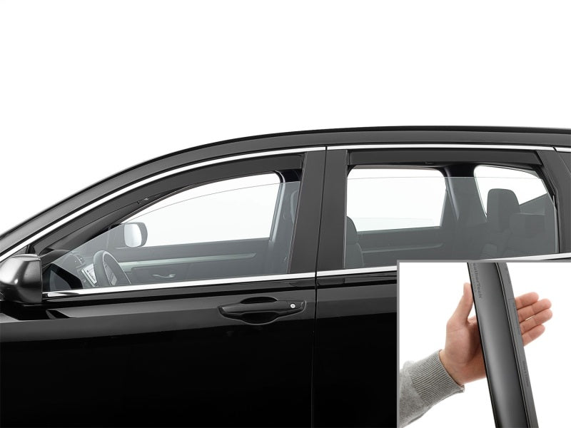 WeatherTech 17-22 Honda CR-V Front & Rear Side Window Deflectors - Matte Black Secondary image