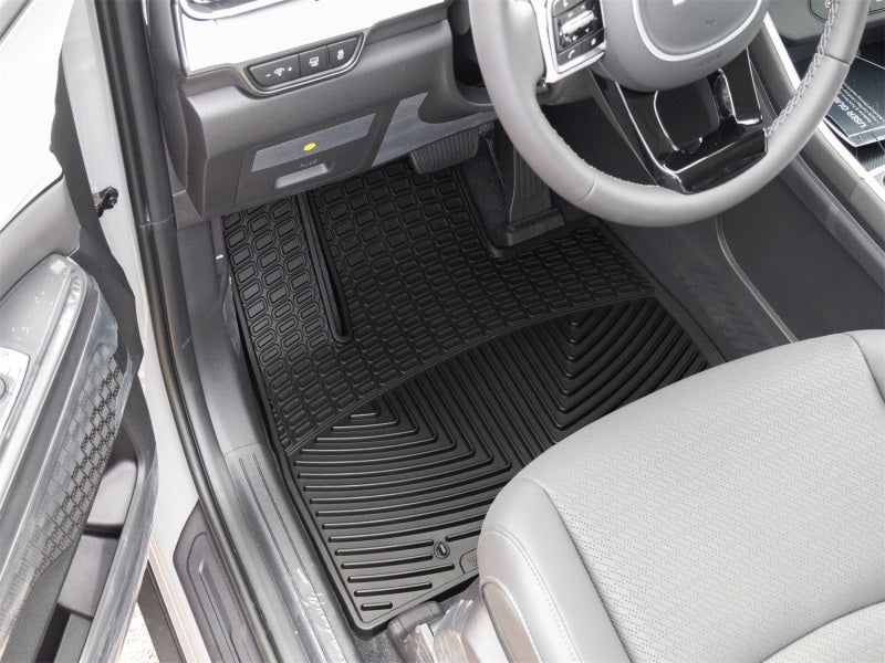 WeatherTech 22-26 Kia Carnival 1st Row Front All-Weather Floor Mats - Black Secondary image