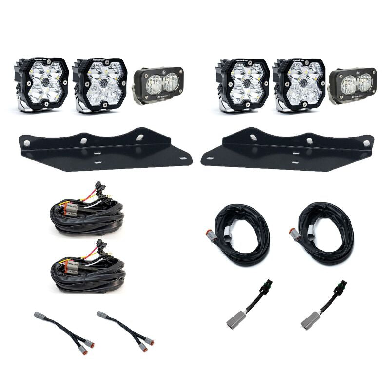 Baja Designs 17-20 Ford Raptor Squadron Sport 2.0/S2 Fog Pocket Kit (Multi Patterns) - Clear Secondary image