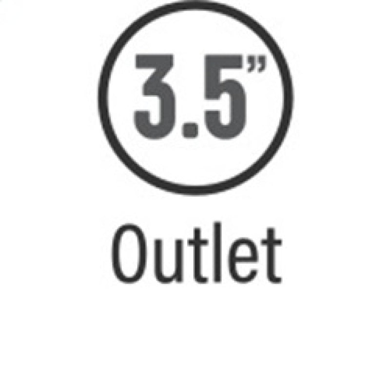 3.5" outlet for MagnaFlow Muffler MAG 409SS 5x11x22 3.5 performance upgrades