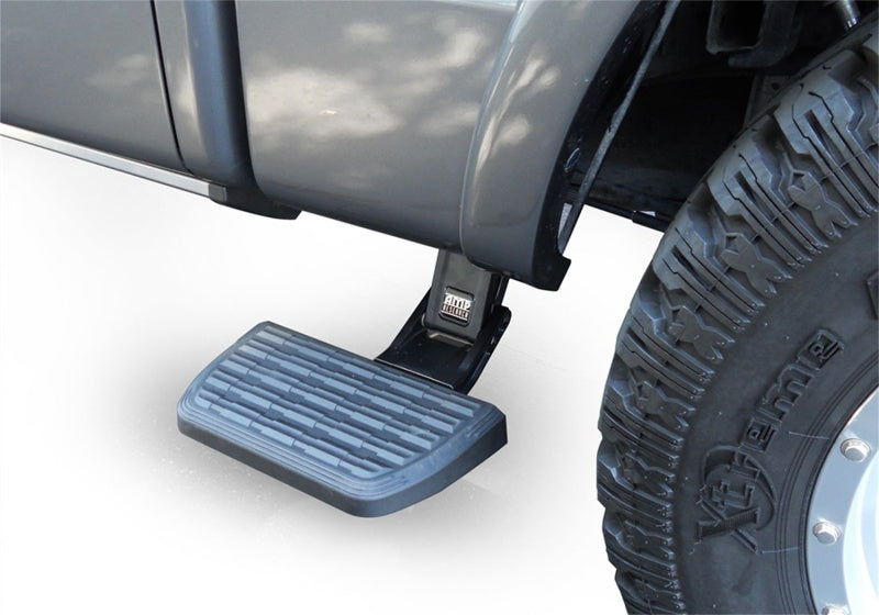 AMP Research 20-24 Chevrolet Silverado 2500/3500HD BedStep2 - Black for easy access to truck bed.