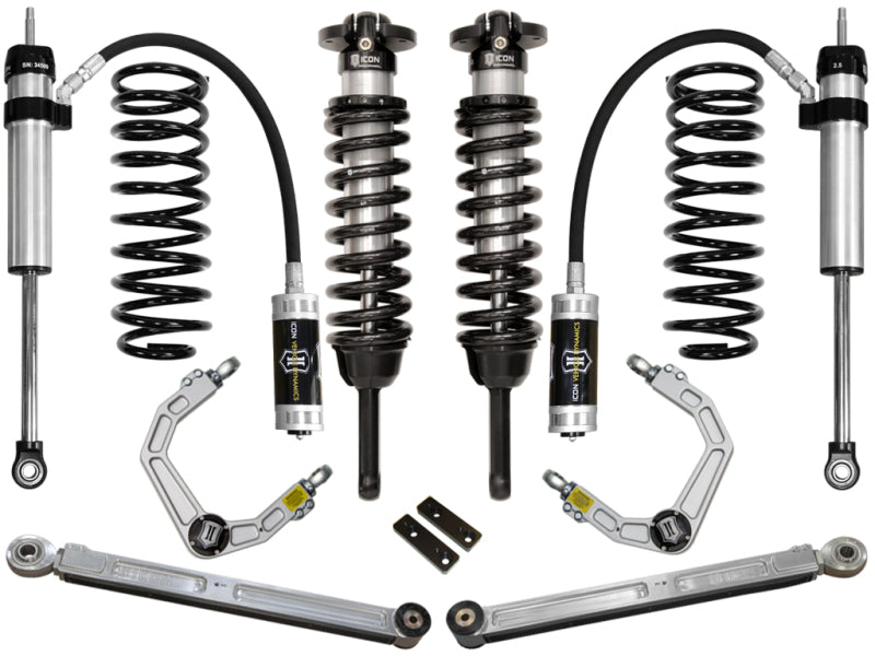 ICON 03-09 Toyota 4Runner/FJ 0-3.5in Stage 4 Suspension System w/Billet Uca parts for offroad performance upgrades Main image
