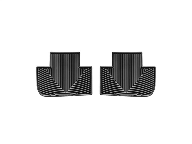 WeatherTech 05+ Cadillac STS Rear Rubber Mats - Black Secondary image