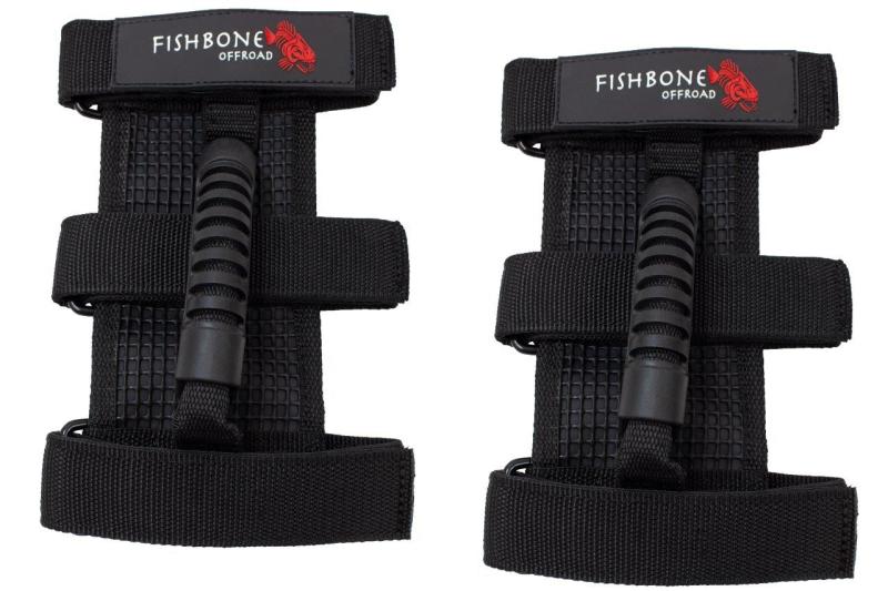 Fishbone Offroad Grab Handles w Three Straps for offroad performance upgrades