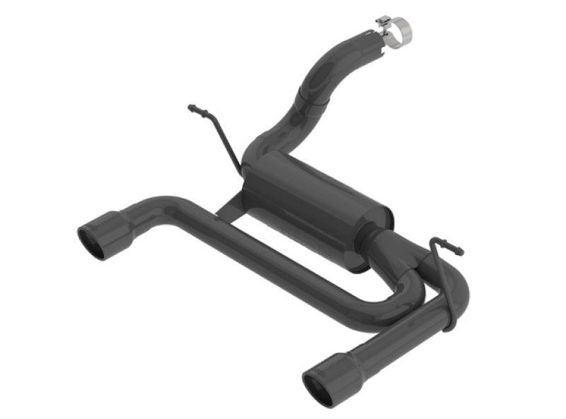 Borla 2018 Jeep Wrangler JL/JLU 3.6L 2DR/4DR S-Type SS Axle Back Black Coated Exhaust w/3.5in Tips Secondary image