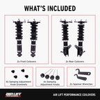 Air Lift Performance 15-21 Subaru WRX / STI Coilover Kit components