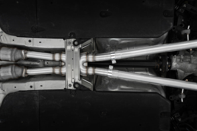 MBRP 2022 Kia Stinger 3.3L T304 SS Cat-Back Exhaust- Dual Split Rear Quad Outlet Uses Factory Bezels Secondary image