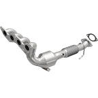 MagnaFlow Conv DF 2012 Ford Focus 2.0L catalytic converter for performance upgrades.