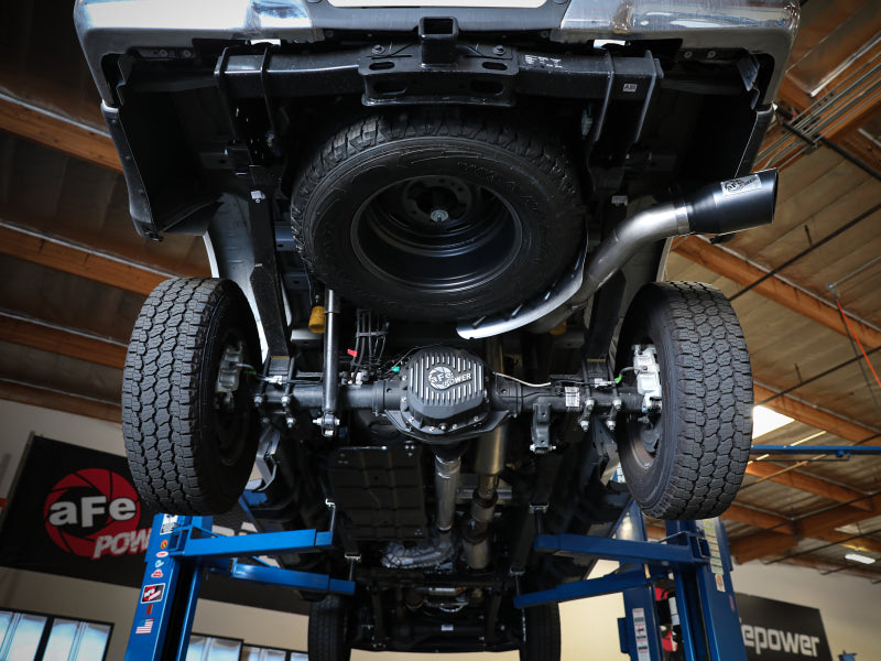 aFe Apollo GT Series 3-1/2in 409 SS Axle-Back Exhaust 17-20 Ford F-250/F-350 w/ Polished Tips Secondary image