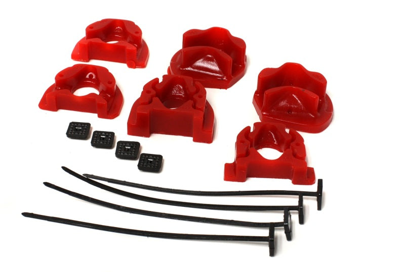 Energy Suspension 92-00 Honda Civic (Except 99-00 Si) / 93-97 Del Sol Red Motor Mount Inserts (Manua with offroad performance upgrades.