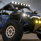 Baja Designs Polaris Pro-R 7 XL Linkable Roof Bar Kit on RZR