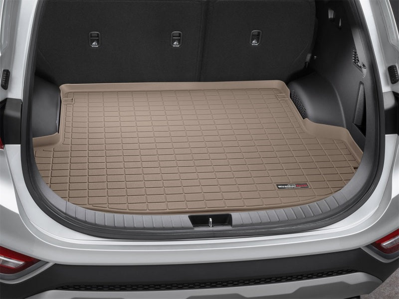 WeatherTech 2019+ Hyundai Santa Fe Cargo Liners - Tan Secondary image