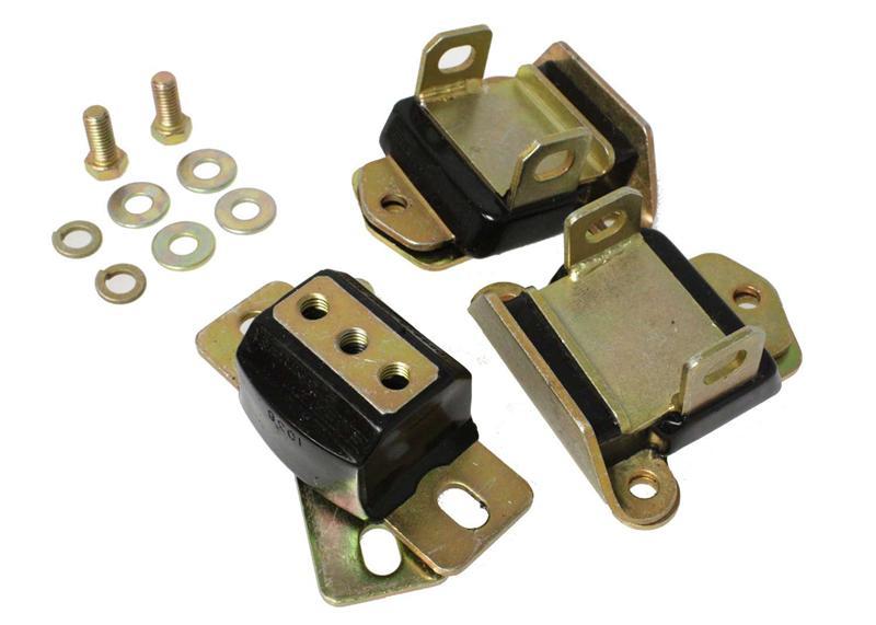 Energy Suspension 87-91 Suburban C10-C30 2WD Red Motor & Transmission Mounts-Zinc Finish for performance offroad upgrades.