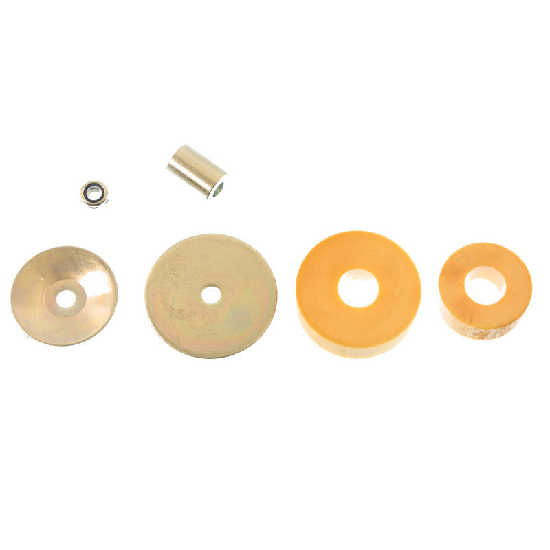 Bilstein B6 1995 Jaguar XJR Base Rear 46mm Monotube Shock Absorber parts including washers and spacers