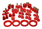 Energy Suspension 97-01 Honda Prelude (Type SH only) Red Hyper-Flex Master Bushing Set components for performance upgrades