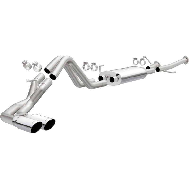 MagnaFlow 14 Toyota Tundra V8 4.6L/5.7L Stainless C/b Exhaust Dual same side pass. rear tire Secondary image
