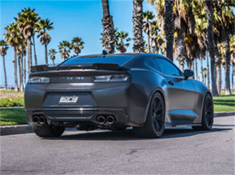Borla 2016-2018 Chevrolet Camaro SS AT/MT RWD Ceramic Black S-Type Exhaust (w/ Dual Mode Valves) Secondary image