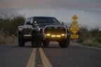 Rigid Industries 360-Series 4in Fog w/ Amber PRO Lens - White (Pair) on a Toyota truck for off road performance.