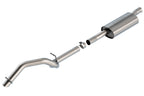 Borla 18-20 Jeep Wrangler JLU 2.0L I4 Climber Turn Down Exit Cat-Back Exhaust - high clearance performance offroad parts