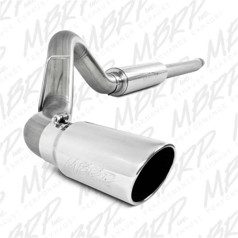 MBRP 11-13 Ford F-250/350/450 6.2L V8 Gas 4in Cat Back Single Side T409 Exhaust System Secondary image