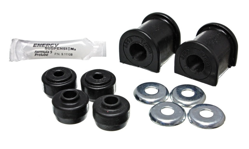 Energy Suspension 03-08 Lexus / 03-08 Toyota 4Runner Black 17mm Rear Sway Bar Bushing Kit components