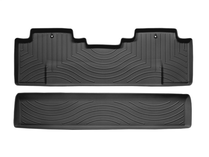 WeatherTech 06+ Honda Ridgeline Rear FloorLiner - Black Secondary image