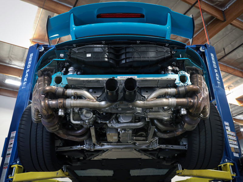 aFe Power MACHForce XP 304 Stainless Secondary Muffler Delete Pipe 14-19 Porsche 911 GT3 3.8L/4.0L Secondary image