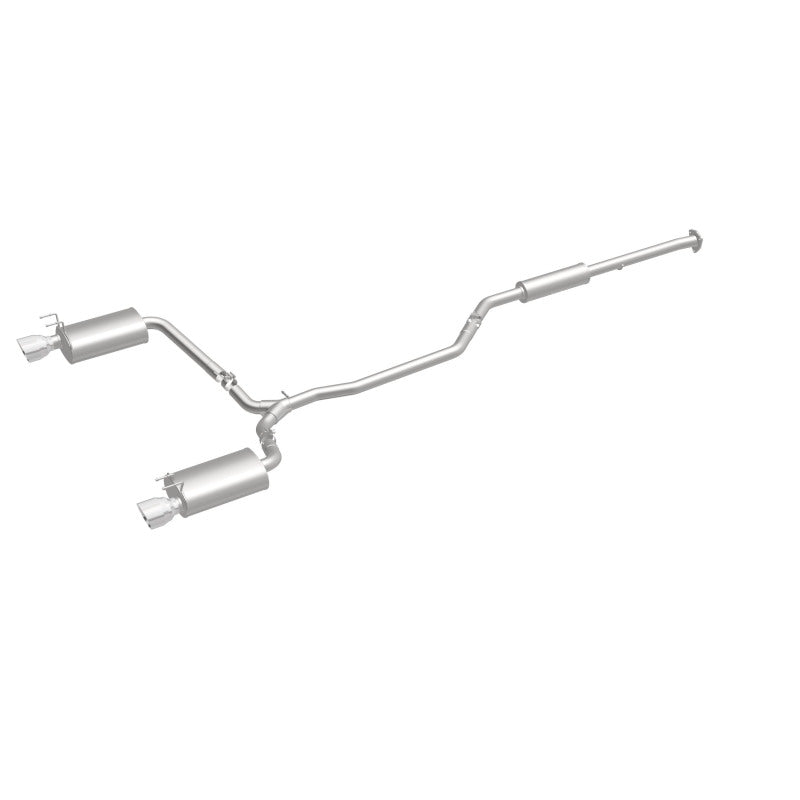 MagnaFlow Sys C/B 2015 Honda Accord 3.5L V6 2.5in SS Dual Split Rear Polished 4.5 Tip exhaust system image