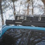 KC HiLiTES Platform One Profile 10in. SideCast Flush Mount Lights on roof rack