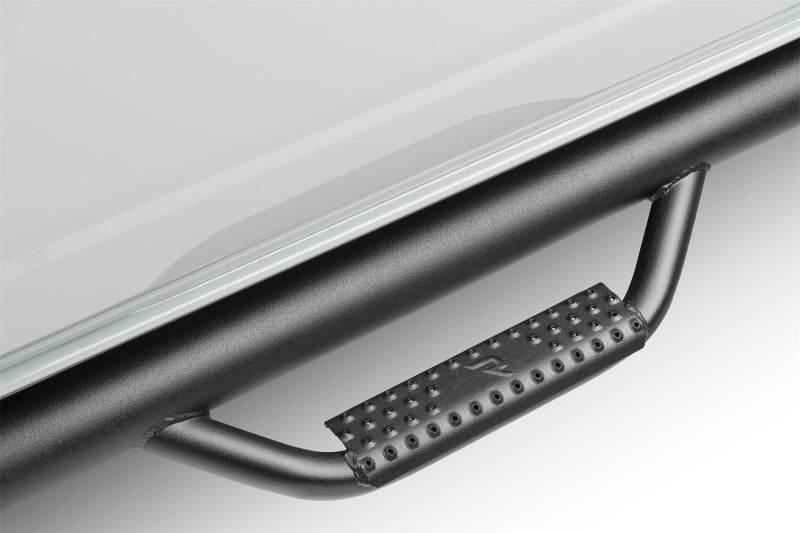 N-Fab Nerf Step 2021 Ford Bronco (4 Door) - Tex. Black - SRW - 3in. close-up view showing durable design and grip.
