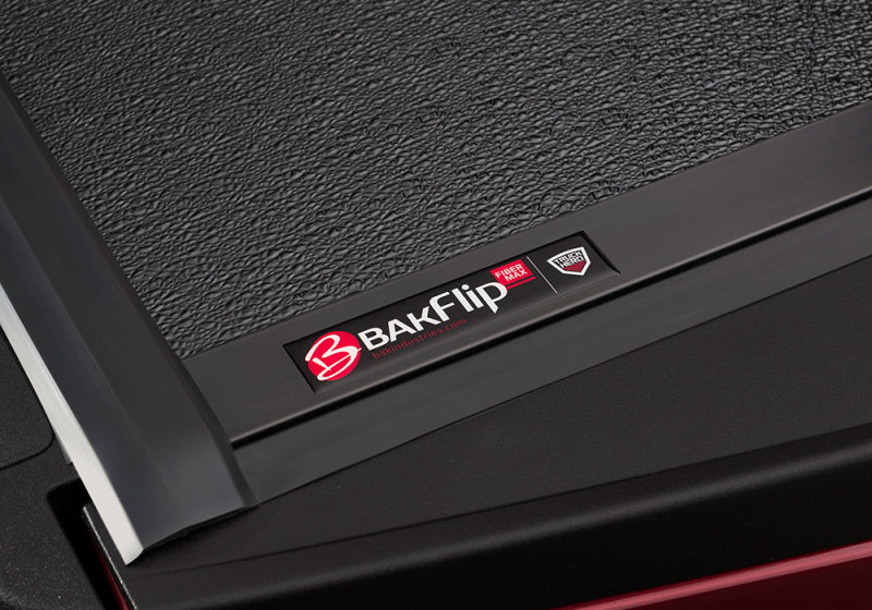 BAK 17-23 Ford Super Duty 6ft 9in Bed BAKFlip FiberMax close-up