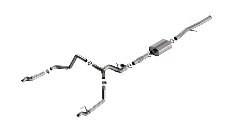 Borla 2024 Chevy Silverado 1500 6.2L V8 ATAK Catback Exhaust (Use Fact Fascia Tips) Main image