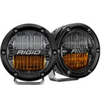 Rigid Industries 360-Series SAE Fog Yellow/White Pair for offroad lighting and electrical.