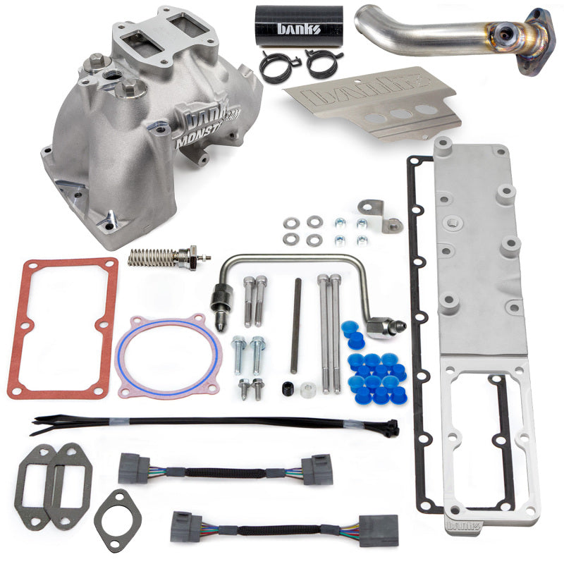 Banks Power 13-18 Ram 3500/4500/5500 6.7L Diesel Monster-Ram Intake System w/Fuel Line - Natural Secondary image
