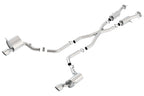 Borla 2015 Jeep Grand Cherokee SRT8 S-Type Dual Round Rolled Exit Catback Exhaust system for offroad performance upgrades.