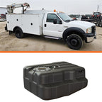 Titan Fuel Tanks 99-10 Ford F-350/F-450 Narrow Frame 40 Gallon After-Axle Utility Fuel Tank and vehicle