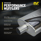 MagnaFlow Muffler Mag SS 11X4X9 2.25 D/D Universal Performance