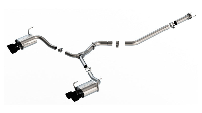 Borla 2022 Subaru WRX 2.4L Turbo AT/MT AWD S-Type Catback Exhaust CB Tips Main image