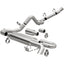 MagnaFlow 2021 Ford Bronco Overland Series Cat-Back Exhaust w/ Single Straight Driver Exit- No Tip components and installation parts.