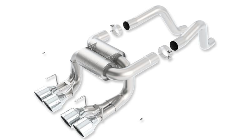 Borla 06-12 Chevrolet Corvette Z06/ZR1 6.2L/7.0L 8cyl Aggressive ATAK Exhaust rear section parts