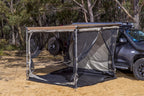 ARB Dlxe Awn Room W/Flr 2.5M98Lg 2500X2500mm 98X98In outdoor setup for off-road activities.