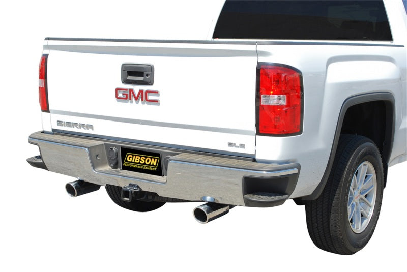 Gibson 15-18 Chevrolet Silverado 1500 LS 5.3L 3in/2.25in Cat-Back Dual Split Exhaust - Aluminized Secondary image