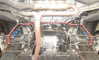 Eibach 35mm Front & 16mm Rear Anti-Roll-Kit for 09-11 Nissan GT-R R35 3.8L V6 Twin Turbo installed undercarriage view