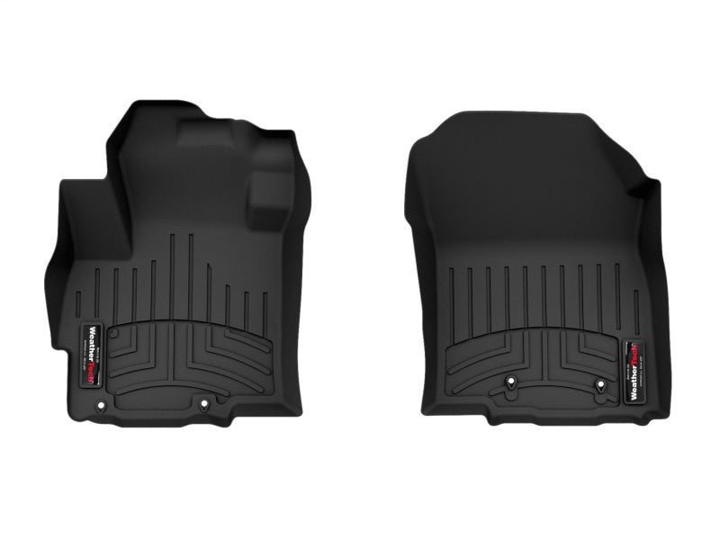 WeatherTech 14+ Mitsubishi Mirage Front FloorLiner - Black Secondary image