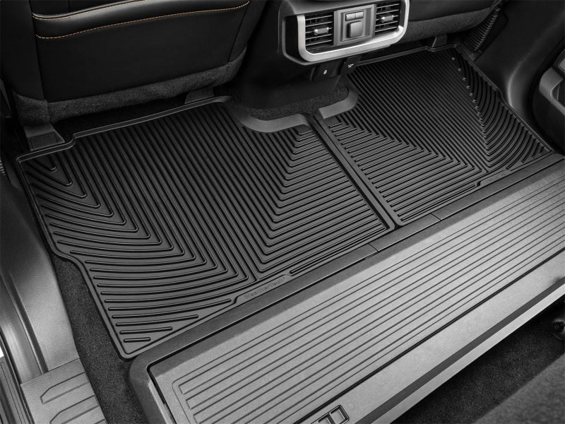 WeatherTech 2021+ Ford F-150 SuperCrew/Raptor Rear Rubber Mats - Black Secondary image