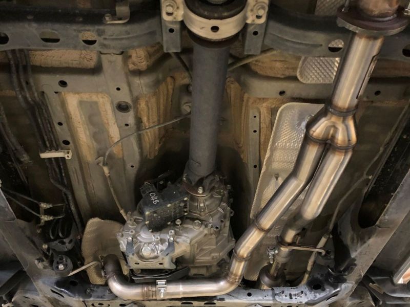 aFe Power Twisted Steel Y-Pipe w/ Cat SS 16-20 Toyota Tacoma V6 3.5L (4WD Only) Secondary image