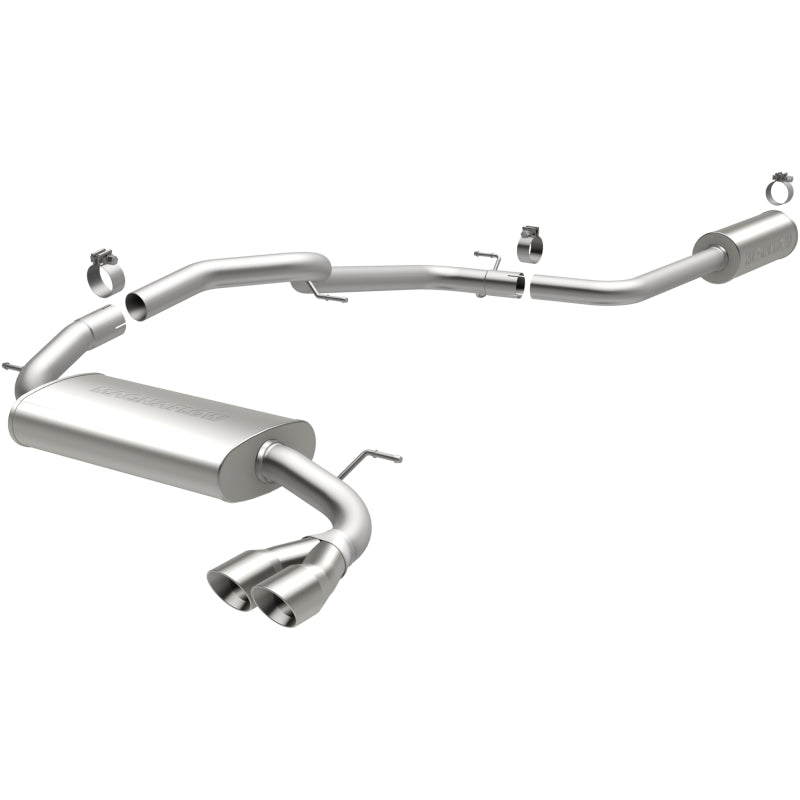 MagnaFlow 12 Ford Focus L4 2.0L HB Single Straight P/S Rear Exit Stainless Cat Back Perf Exhaust Secondary image